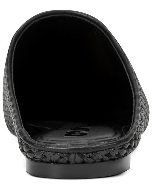 DKNY Black Delmar Mule Flats