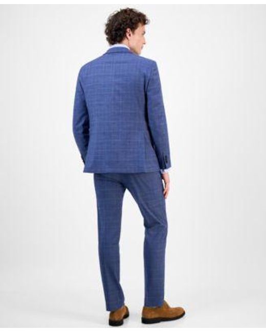Tommy Hilfiger Blue Modern Fit Wool Th Flex Stretch Suit Separates for men