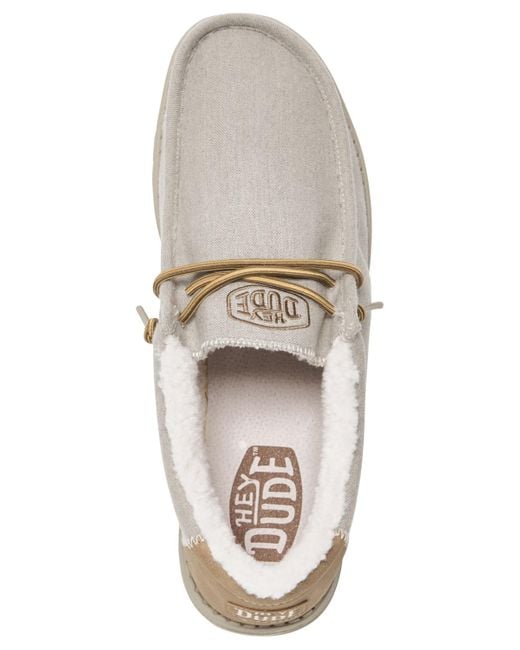 Sherpa lined hey dudes sales