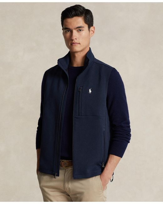 Polo Ralph Lauren Blue Double-knit Vest for men