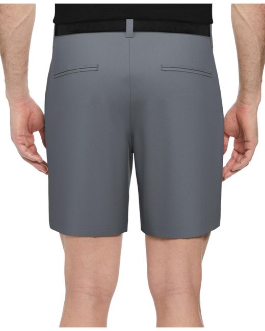 PGA TOUR Gray Performance Pull-on 8" Golf Shorts for men