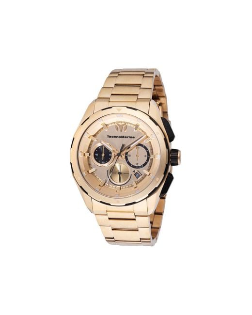 TechnoMarine Metallic Tm-318094 Ocean Quartz Dial Watch for men