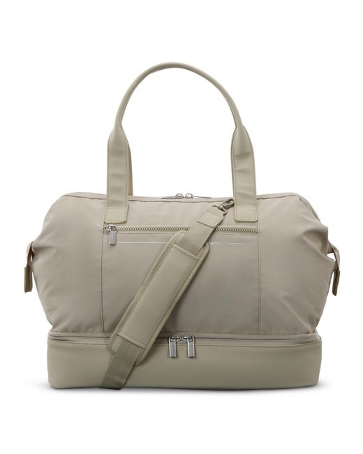 Samsonite Gray Better Than Basic Drop Bottom Weekender Duffel