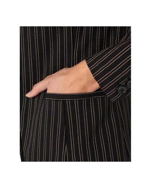 Liverpool Los Angeles Black Collarless Fitted Blazer