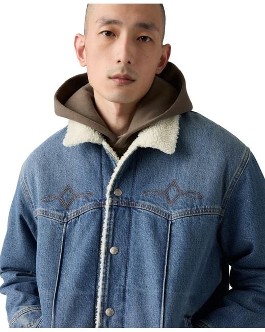 Levi's Blue Relaxed-fit Jacket for men