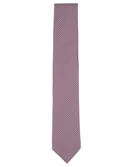 Alfani Purple Geometric Pattern Tie for men