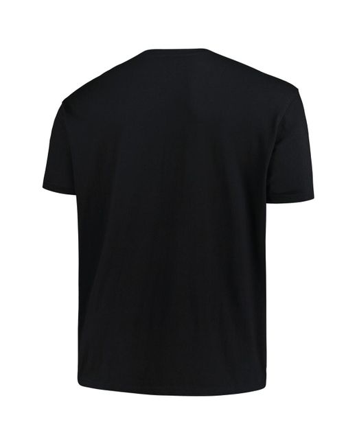 Profile Black Lsu Tigers Big Tall Pop T-shirt for men
