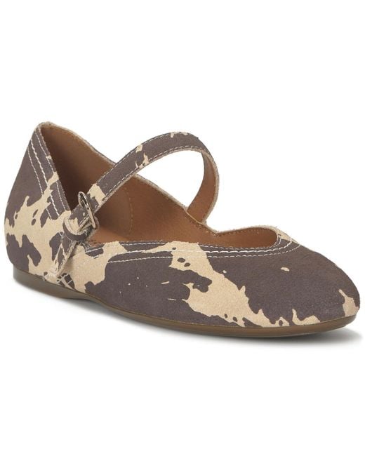 Lucky Brand Brown Cyrena Mary Jane Flats