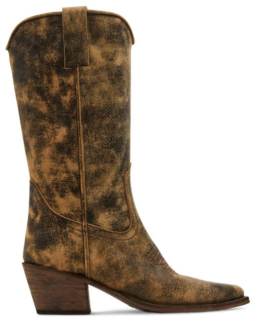 Steve Madden Brown Albany Western Cowboy Boots