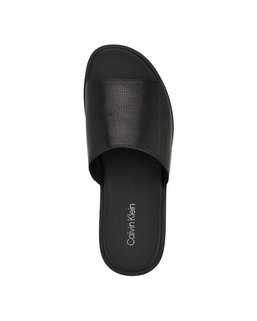 Calvin Klein Black Espar Sandals for men