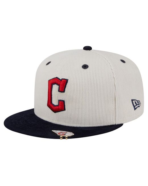 KTZ White Cream/black San Francisco Giants Two-tone Corduroy 59fifty Fitted Hat for men