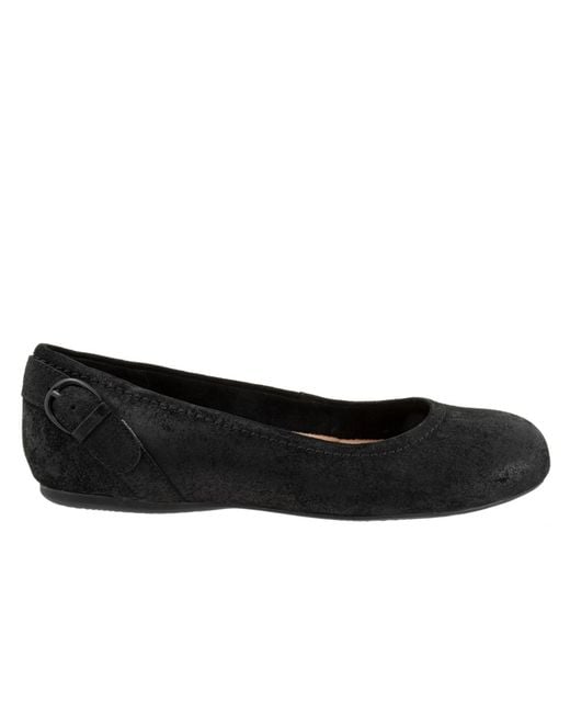 Softwalk® Black Sydney Flat