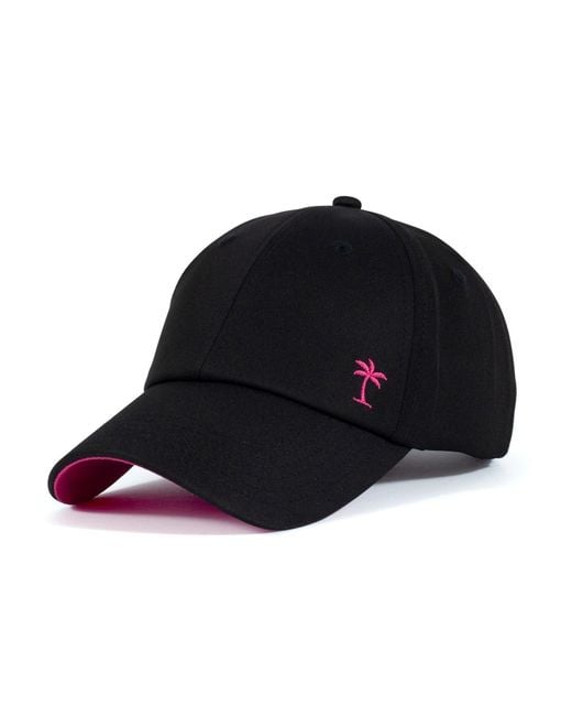 SHADY LADY Black Adjustable Performance Hat