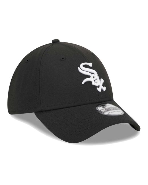 Men's New Era Chicago White Sox City Connect 39THIRTY Flex Fit Black Cap