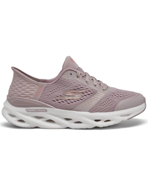 Skechers Brown Slip-ins: Go Run Swirl Tech Speed Running Sneakers From Finish Line