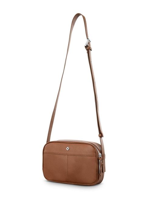 Samsonite Brown 8.9" Mobile Solution 2 Crossbody