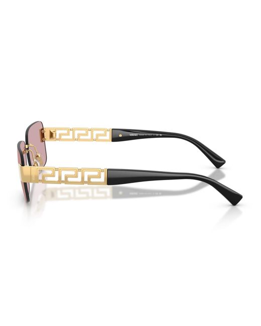 Versace Pink Rectangle Sunglasses for men
