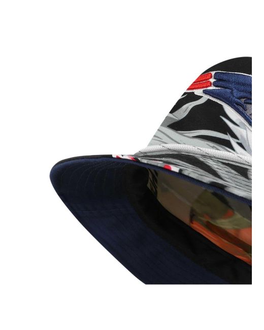 : '47 Men's Black Dallas Cowboys Dark Tropic Bucket Hat