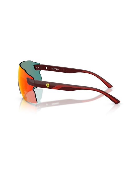 Scuderia Ferrari Red Rectangle Sunglasses