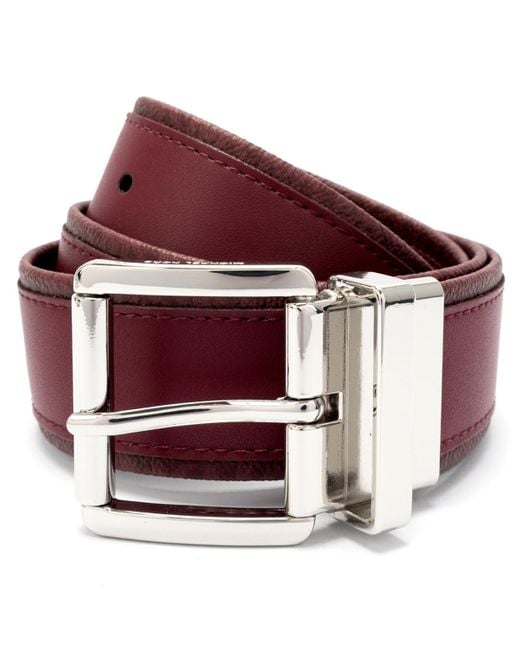 michael kors red belt