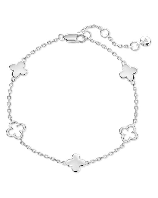 DEVATA White Clover Chain Bracelet