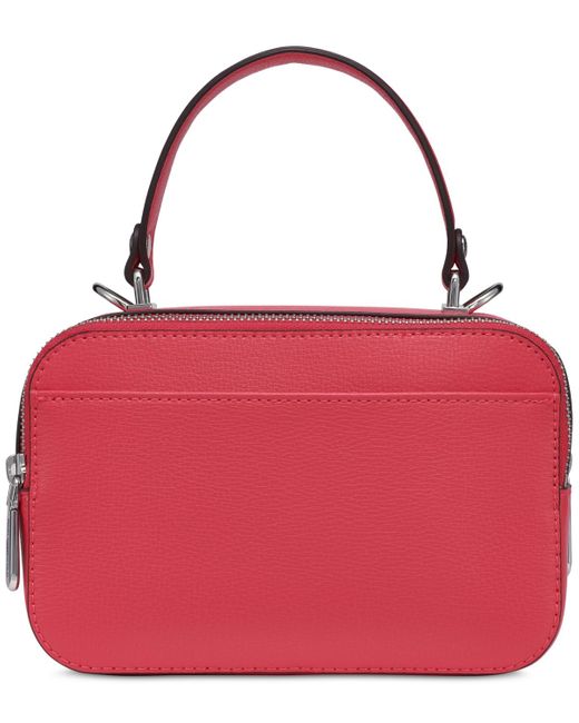 Karl Lagerfeld Pink Simone Leather Crossbody