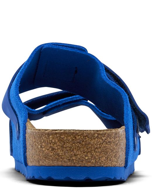 Birkenstock Blue Uji Nubuck Suede Leather Sandals From Finish Line for men