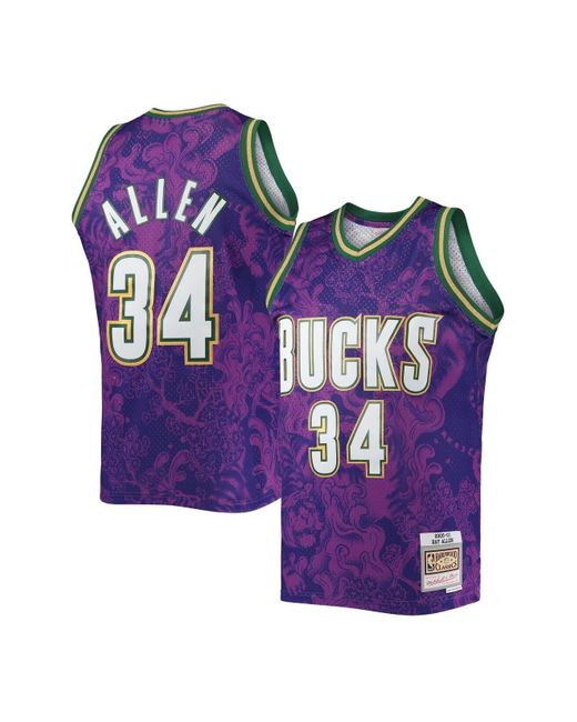 milwaukee bucks jersey purple