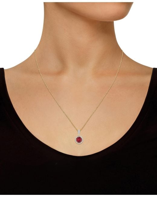 Macy's Red Lab-created Ruby (1-1/2 Ct. T.w.