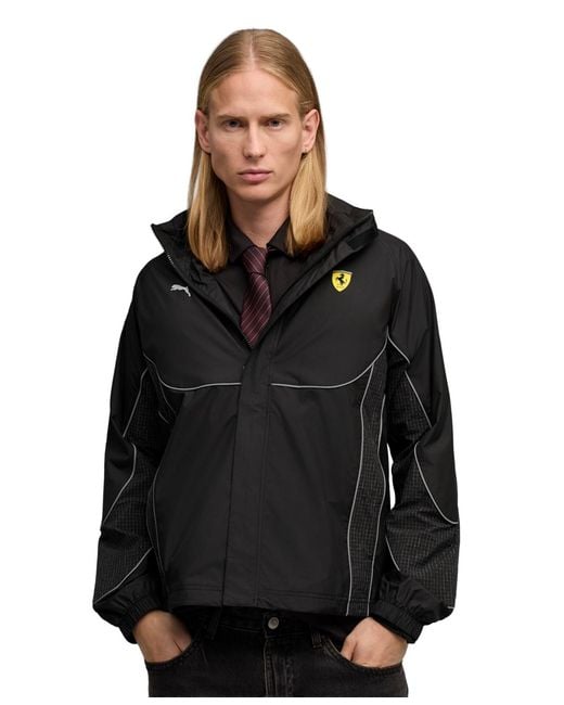 PUMA Black Regular-fit Zip-collar Jacket for men