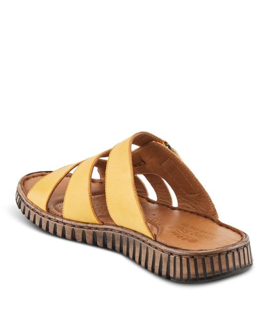 Spring Step Metallic Olly Slides