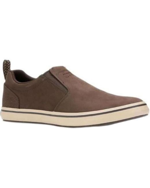 XtraTuf Brown Leather Sharkbyte Deck Shoe for men