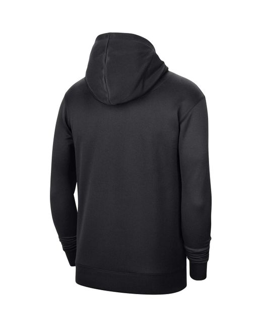 Nike Black And Phoenix Suns 2023/24 Performance Spotlight On-court Practice Pullover Hoodie