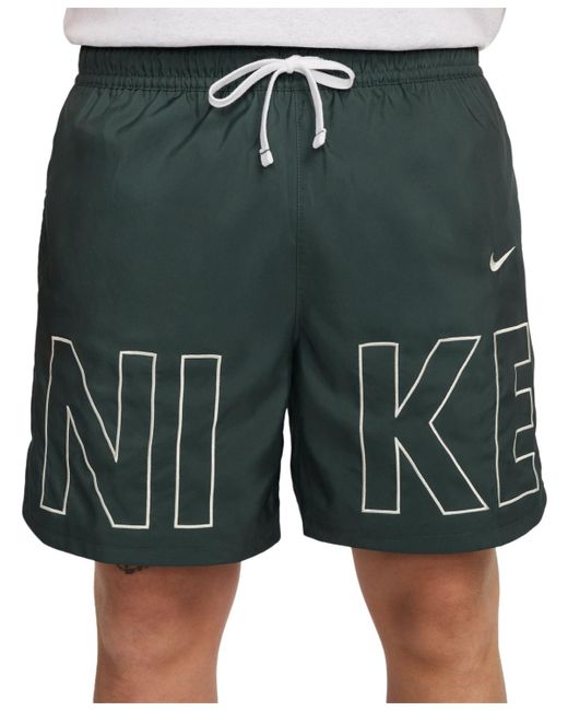 Nike Green Sportswear Woven Flow Shorts for men