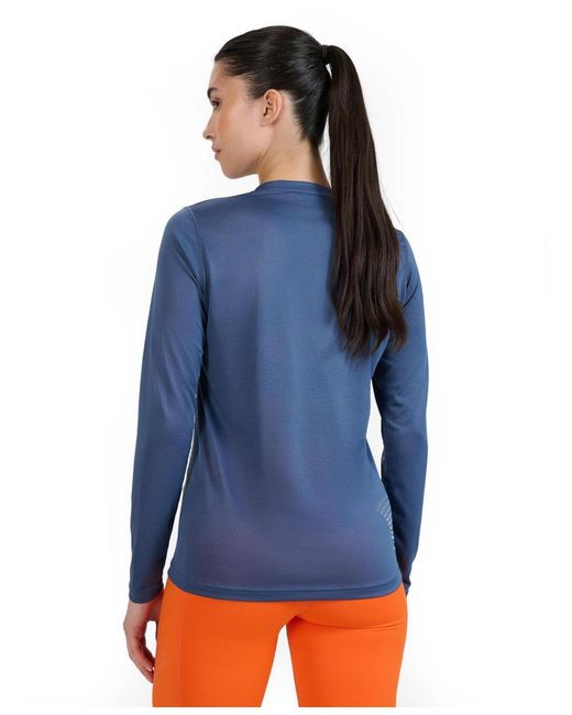 4F Blue Quick-drying Running Longsleeve