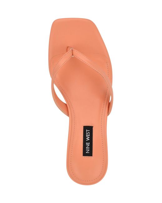 Nine West Pink Andela Slip-on Dress Sandals