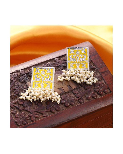SOH Metallic The Niloufar Drop Earrings