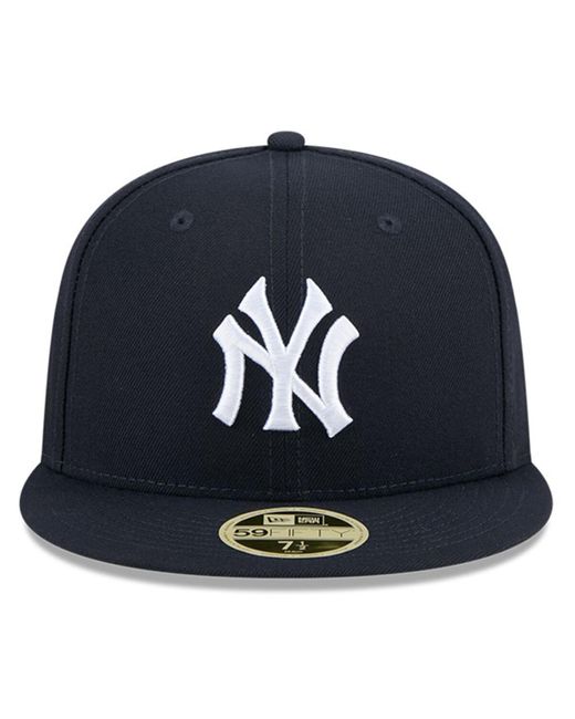 KTZ Blue New York Yankees Baseball Hall Of Fame 59fifty Fitted Hat for men