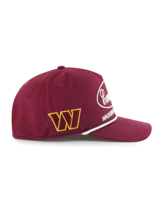 '47 Red Washington Commanders Foundational Hitch Adjustable Hat for men