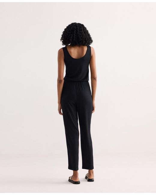 REISTOR Blue Relaxed Drawstring Jumpsuit