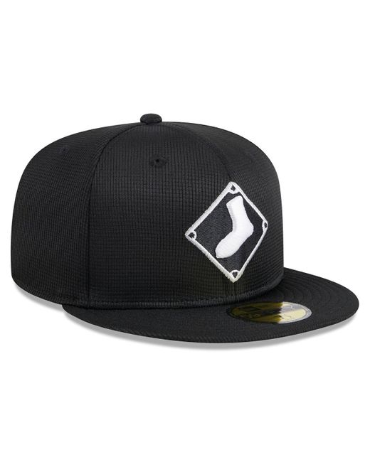 KTZ Black Chicago White Sox 2024 Batting Practice 59fifty Fitted Hat for men