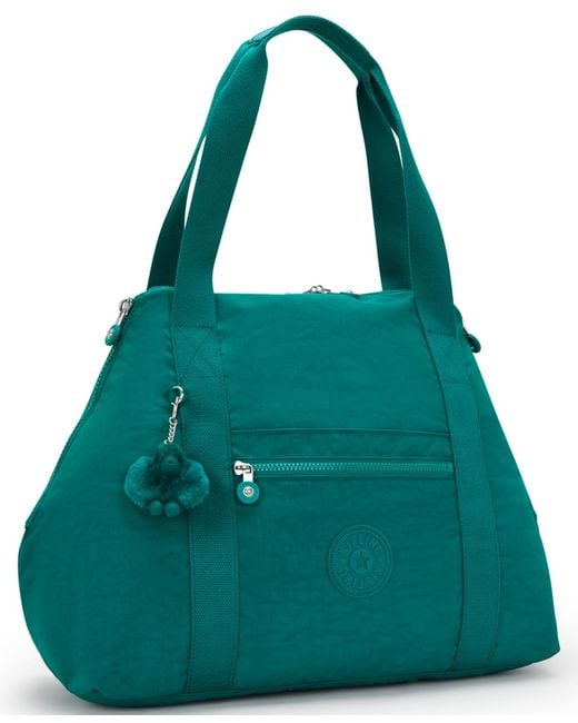 Kipling Green Art M Tote