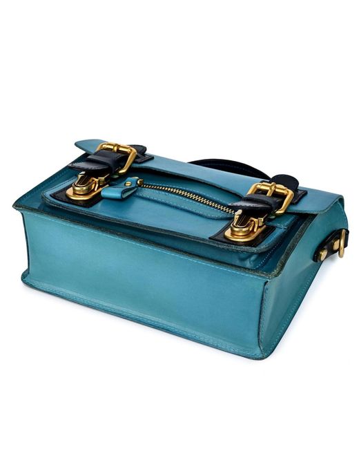 Old Trend Blue Aster Mini Satchel