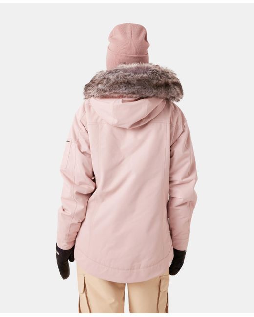 Roxy Pink Meade Snow Long-sleeve Jacket