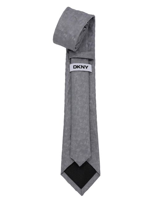 DKNY Gray Slim Design Tie for men
