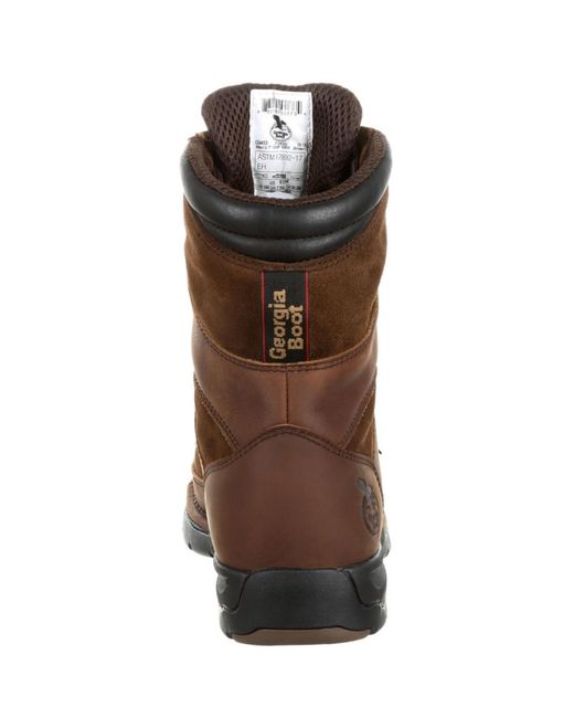 Georgia Boot Brown Athens Waterproof Work Boot for men