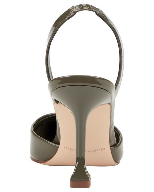 Marc Fisher Metallic Hadya Pointy Toe Stiletto Slingback Pumps