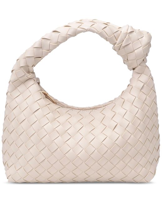 Urban Expressions Natural Carmina Woven Knot Small Clutch