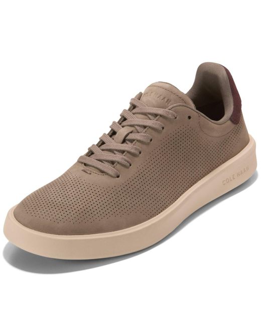 Cole Haan Brown Grand Crosscourt Daily Laser Sneaker for men