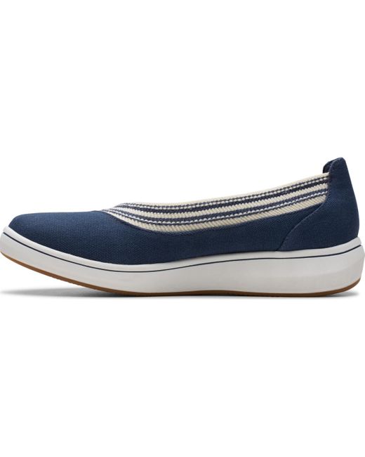 Clarks Blue Cloud Steppers Breeze Sky Air Closed Toe Shoes